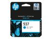 HP 937 - Cyan - cartouche d'encre originale (4S6W2NE)