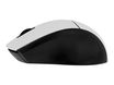 T'nB Miny MM240 - Ratón - ergonómico - óptico - 3 botones - inalámbrico - 2.4 GHz - receptor inalámbrico USB - blanco