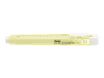 Pentel Clic Eraser - Porte-gomme - rectangle - jaune pastel