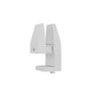 Support de fixation par pince étau pour écran de séparation (bureau seul) - blanc