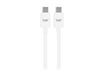 T'nB - Cable USB - 24 pin USB-C (M) a 24 pin USB-C (M) - 1 m - blanco