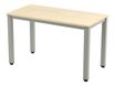 Rocada Executive - Mesa - rectangular - verde haya - gris, RAL 9006 base