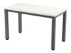 Rocada Executive - Mesa - rectangular - blanco - antracita base