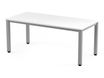 Rocada Executive - Mesa - rectangular - blanco - aluminio base