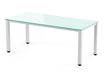 Rocada Executive - Mesa - rectangular - blanco - blanco base