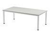Rocada Executive - Mesa - rectangular - gris - blanco base