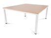 Rocada Executive - Mesa - rectangular - verde haya - blanco base