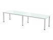Rocada Executive - Mesa - rectangular - blanco - blanco base