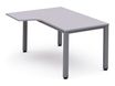 Rocada Executive - Mesa - forma de L (izquierdo) - gris - antracita base