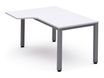Rocada Executive - Mesa - forma de L (izquierdo) - blanco - antracita base