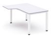 Rocada Executive - Mesa - forma de L (izquierdo) - blanco - blanco base