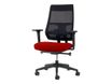 rocada Ergoline - Silla - professional - reposabrazos - forma de T - inclinación - giratorio - rojo