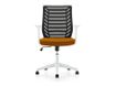 rocada Ergoline - Silla - operador - reposabrazos - forma de T - inclinación - giratorio - polímero - blanco, naranja