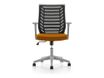 rocada Ergoline - Silla - tarea - reposabrazos - forma de T - inclinación - giratorio - polímero - gris, naranja