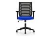 rocada Ergoline - Silla - operador - reposabrazos - forma de T - inclinación - giratorio - metal - azul, epoxy gray