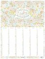 Petites Fleurs - calendrier anniversaires 32 × 42