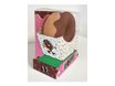 Coffret When life "socks", eat a donut, love choco - livre - paire de chaussettes en chocolat