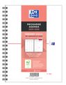 Agenda Oxford Recharge integral 15 x 21 cm - 1 semaine sur 2 pages - Hamelin