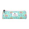 Trousse ronde Rainbow- vert turquoise-  Pol Fox