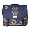 Cartable 38 cm Lion- 2 compartiments- marine-  Pol Fox