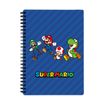 Cahier de texte Super Mario - 18x22 cm - bleu - Bagtrotter