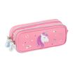 Trousse Licorne - 2 compartiments - Rose - Viquel