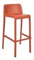 Tabouret haut empilable ATTIC - Ezpeleta professionnel - Brique
