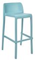 Tabouret haut empilable ATTIC - Ezpeleta professionnel - Aquamarine