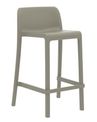 Tabouret snack empilable MINI ATTIC - Ezpeleta professionnel - Taupe