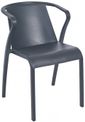 Fauteuil empilable FADO - Ezpeleta professionnel - Anthracite