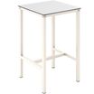 Table haute 70x70 cm URBAN - Ezpeleta professionnel - Blanc