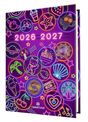 Agenda Neon - 1 jour par page - 12,5 x 17,5 cm - Oberthur
