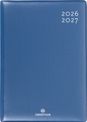Agenda Gomme métallisé - 1 jour par page - 12,5 x 17,5 cm - bleu - Oberthur