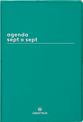 Agenda Boréal - 1 semaine sur 2 pages - 10 x 15 cm - vert - Oberthur