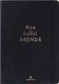 Bullet Agenda - 1 semaine sur 2 pages - 15 x 21 cm - noir - Oberthur