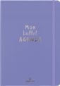Bullet Agenda - 1 semaine sur 2 pages - 15 x 21 cm - lavande - Oberthur