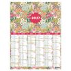 Calendrier Petites Fleurs - 6 mois par face - 21 x 26,5 cm - Oberthur