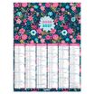 Calendrier Petites Fleurs - 6 mois par face - 32 x 42 cm - Oberthur