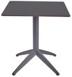 Table QUATRO abattante 70 x 70 cm - Ezpeleta - Anthracite