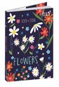 EUROTEXTAGENDA ML Sora - Fleurs - 12x17 cm - Journalier - 12 mois de août à juillet - Quo Vadis