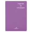 Agenda Humour Gomme - 1 jour par page - 13 x 18 cm - violet - Oberthur