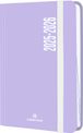 Agenda à élastique Alabama - 1 jour par page - 12,5 x 17,5 cm - lilas - Oberthur