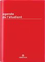 Agenda Boréal - 1 jour par page - 12,5 x 17,5 cm - rouge - Oberthur