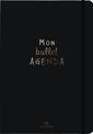 Bullet Agenda - 1 semaine sur 2 pages - 15 x 21 cm - noir - Oberthur