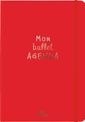 Bullet Agenda - 1 semaine sur 2 pages - 15 x 21 cm - rouge - Oberthur