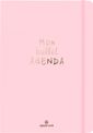 Bullet Agenda - 1 semaine sur 2 pages - 15 x 21 cm - rose pale - Oberthur