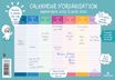 Calendrier d'organisation Hebdo Planning - 18 x 23 cm - 52 feuillets - Oberthur