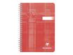Clairefontaine - Carnet de notes à spirale - A5 - 100 pages - petits carreaux