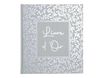 Exacompta Autentik - Livre d'or - 210 x 190 mm - 70 feuilles / 140 pages - papier blanc - motif floral - sage green cover - carton recouvert de papier