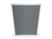 Les Artistes Timeless - Tasse en porcelaine nid d'abeille - 80 ml - gris